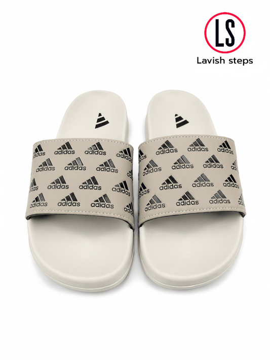 ADI-DAS FLEX SLIDES | ULTRA CUSHION FOAM | “LIGHTWEIGHT • ALL DAY COMFORT” - Lavish steps