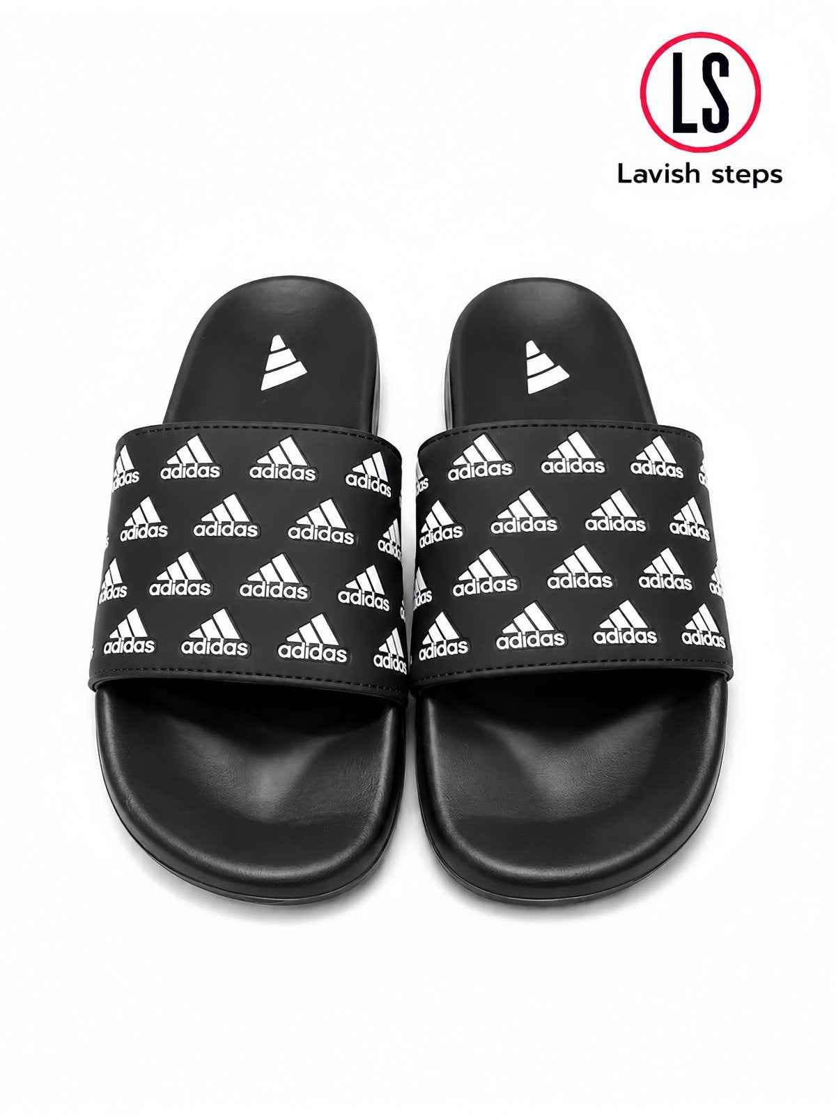 ADI-DAS FLEX SLIDES | ULTRA CUSHION FOAM | “LIGHTWEIGHT • ALL DAY COMFORT” - Lavish steps