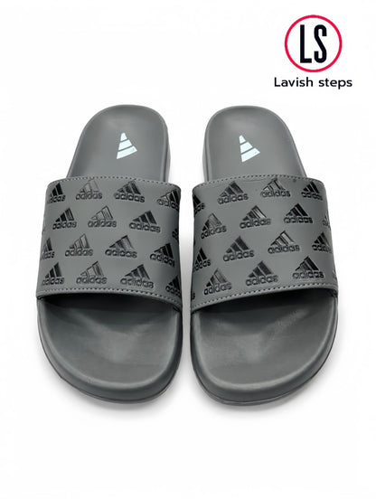 ADI-DAS FLEX SLIDES | ULTRA CUSHION FOAM | “LIGHTWEIGHT • ALL DAY COMFORT” - Lavish steps