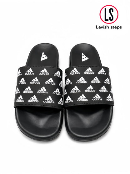 ADI-DAS FLEX SLIDES | ULTRA CUSHION FOAM | “LIGHTWEIGHT • ALL DAY COMFORT” - Lavish steps