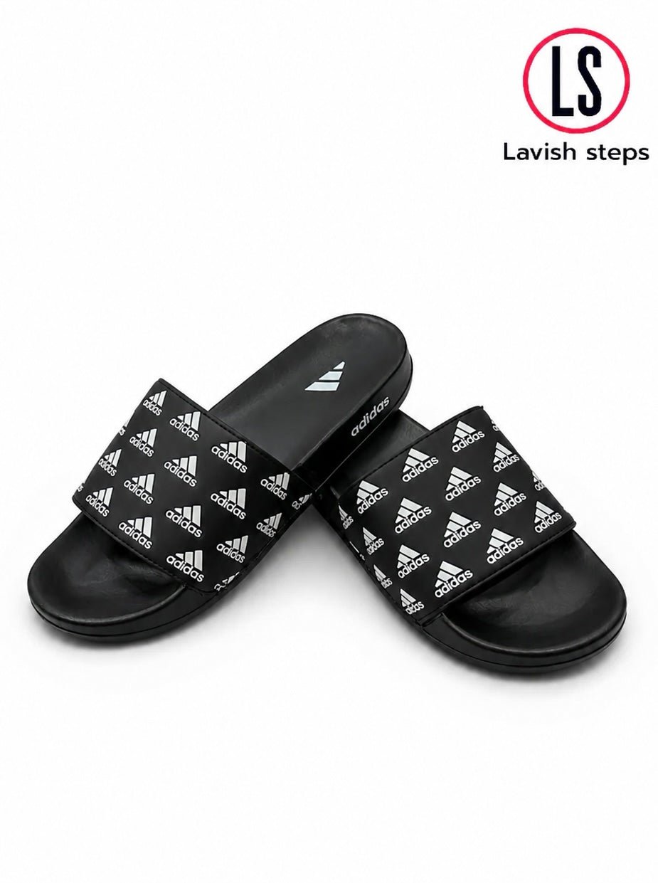 ADI-DAS FLEX SLIDES | ULTRA CUSHION FOAM | “LIGHTWEIGHT • ALL DAY COMFORT” - Lavish steps