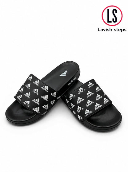 ADI-DAS FLEX SLIDES | ULTRA CUSHION FOAM | “LIGHTWEIGHT • ALL DAY COMFORT” - Lavish steps