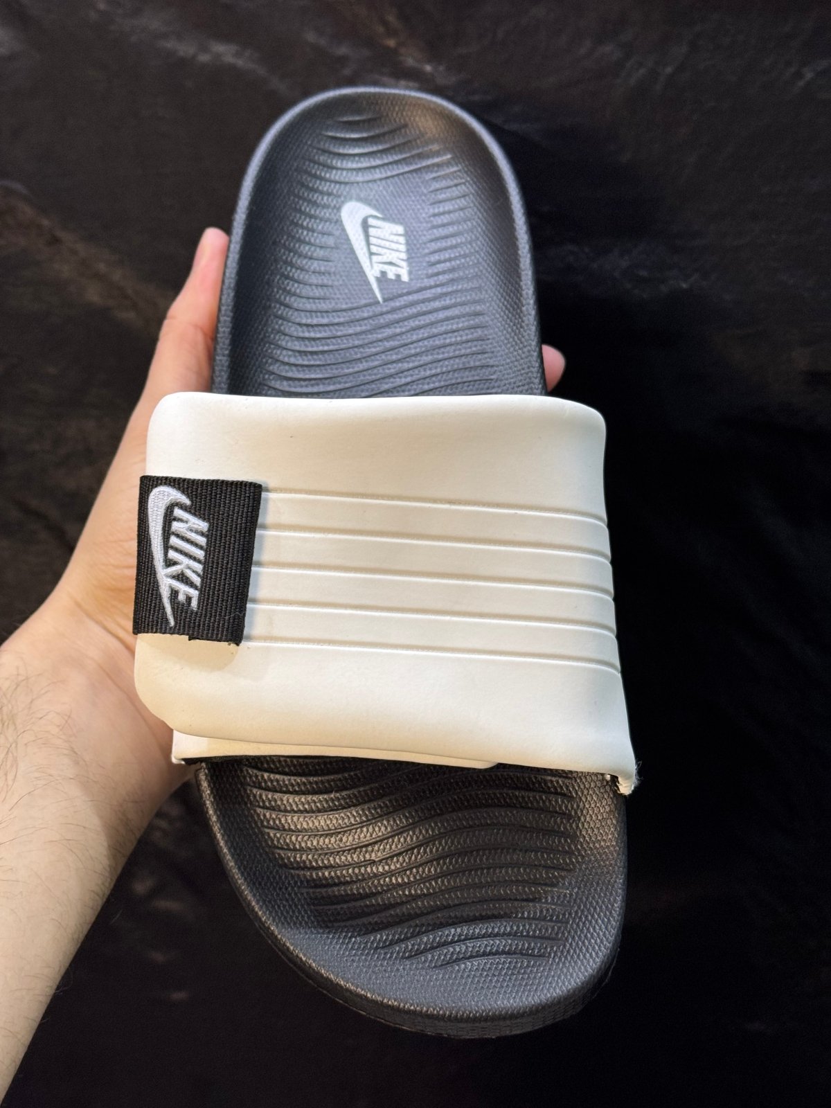 nike slide adjustable strap