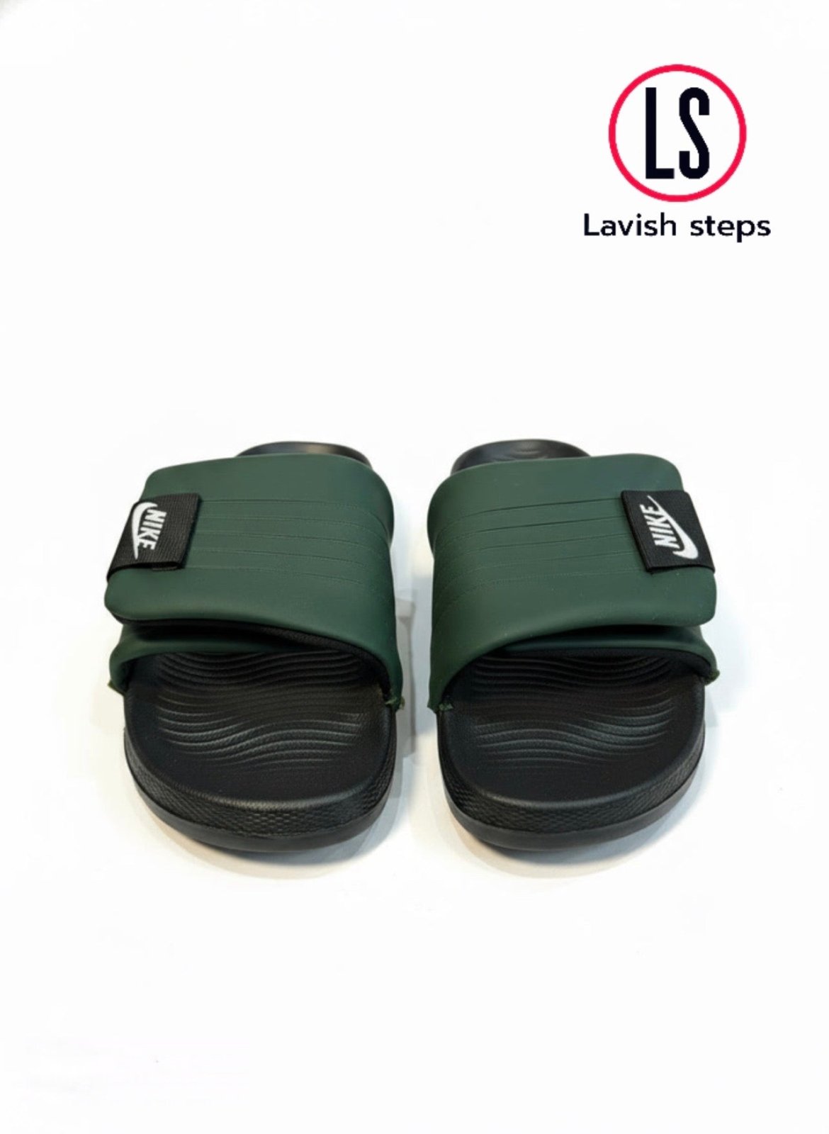 NKE AIRCUSH SLIPPERS | SUPER SOFT & ANTI - SLIP |“ADJUSTABLE STRAP” - Lavish steps