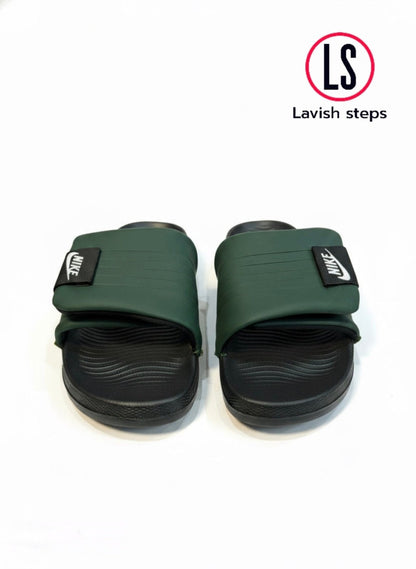 NKE AIRCUSH SLIPPERS | SUPER SOFT & ANTI - SLIP |“ADJUSTABLE STRAP” - Lavish steps