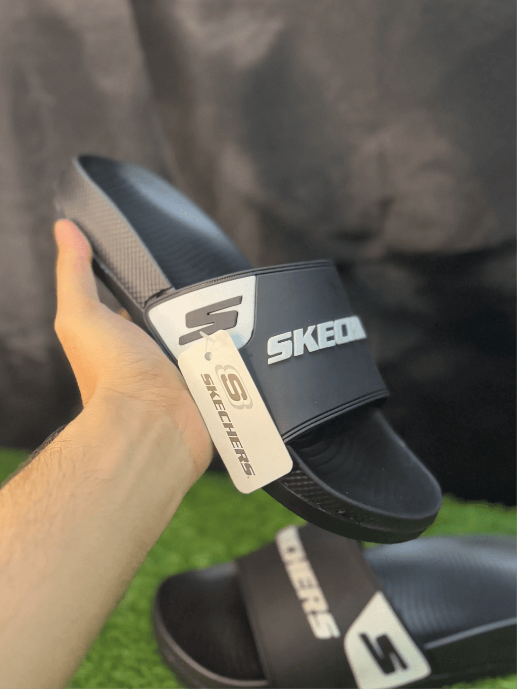 SKECHERS PREMIUM SLIDES | SOFT AND MEDICATED | “SPECIALLY MADE FOR FOOT PAIN RELIEF” - Lavish steps