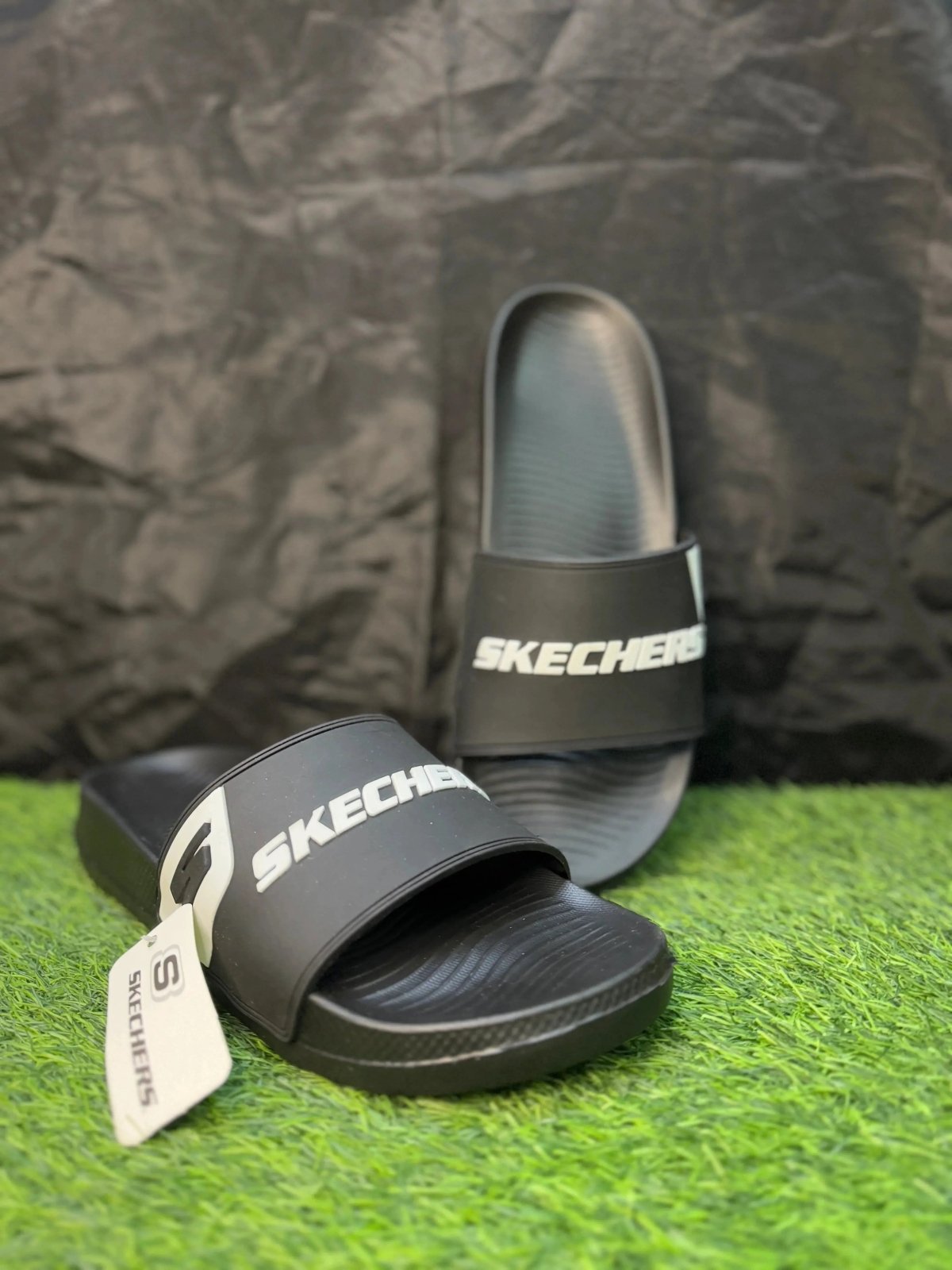 SKECHERS PREMIUM SLIDES | SOFT AND MEDICATED | “SPECIALLY MADE FOR FOOT PAIN RELIEF” - Lavish steps